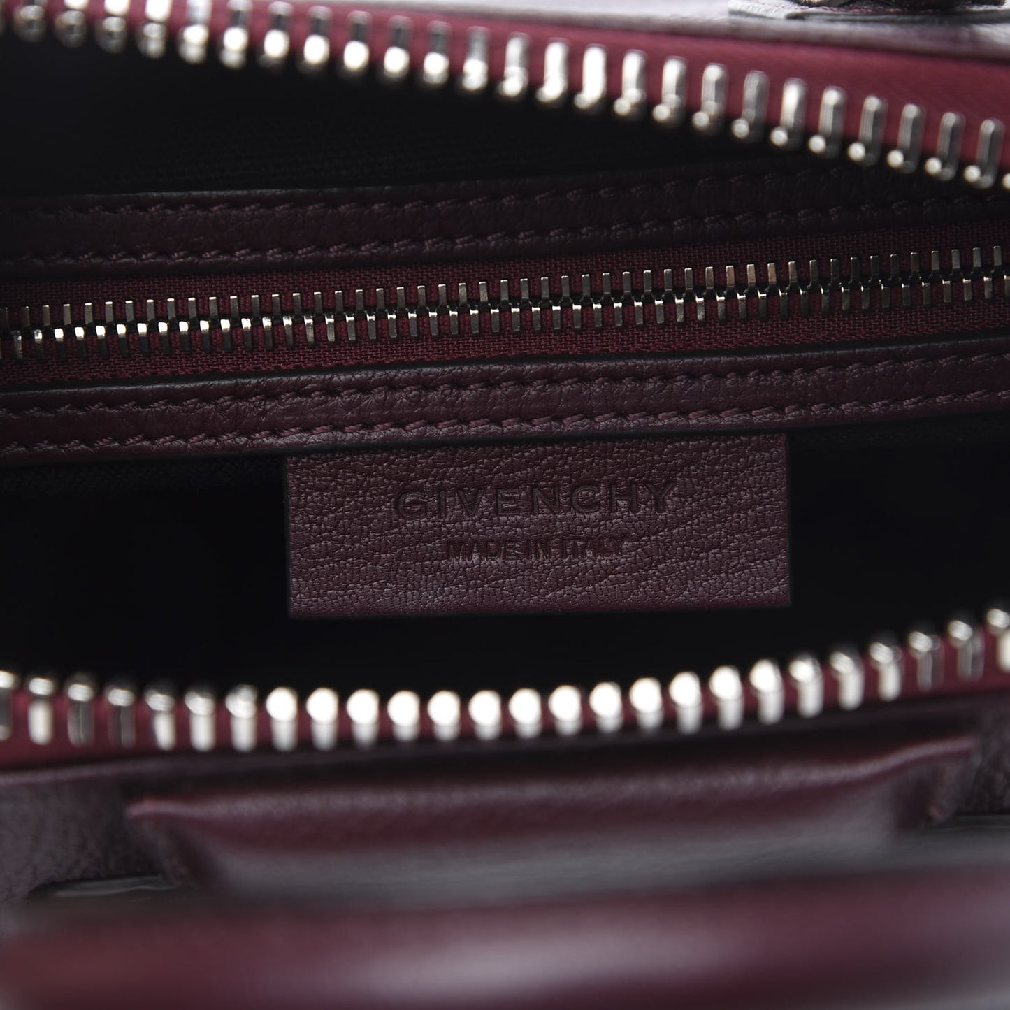 Sugar Goatskin Mini Antigona Oxblood