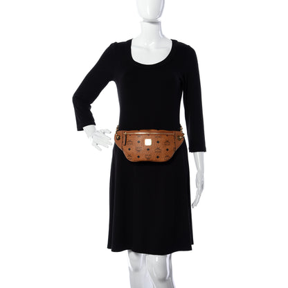 MCM Visetos Stark Belt Bag Cognac 2 of 9