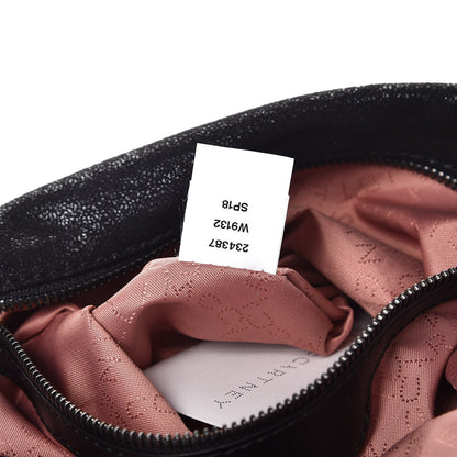 Stella McCartney Shaggy Deer Falabella Fold Over Tote Black 7 of 8