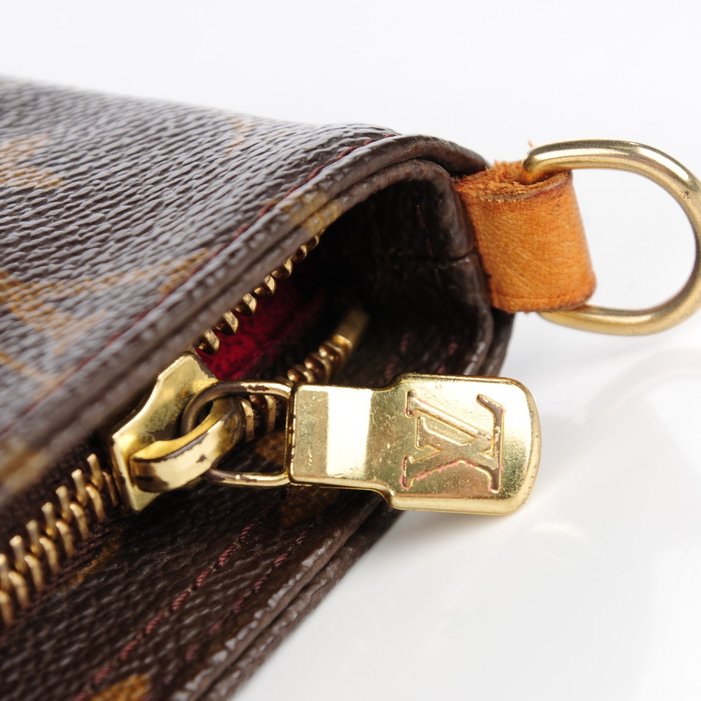 Monogram Partition Clutch