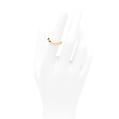 Tiffany 18K Yellow Gold Diamond 2.5mm Tiffany True Band Ring 53 6.5 2 of 4