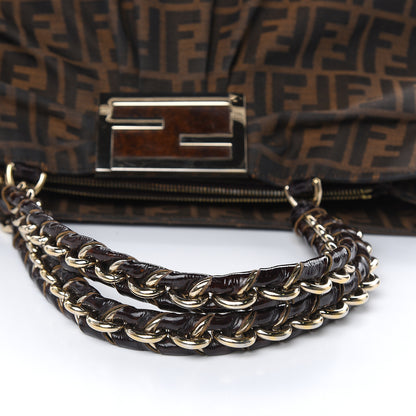 Fendi Zucca Mia Tote Tobacco 10 of 19