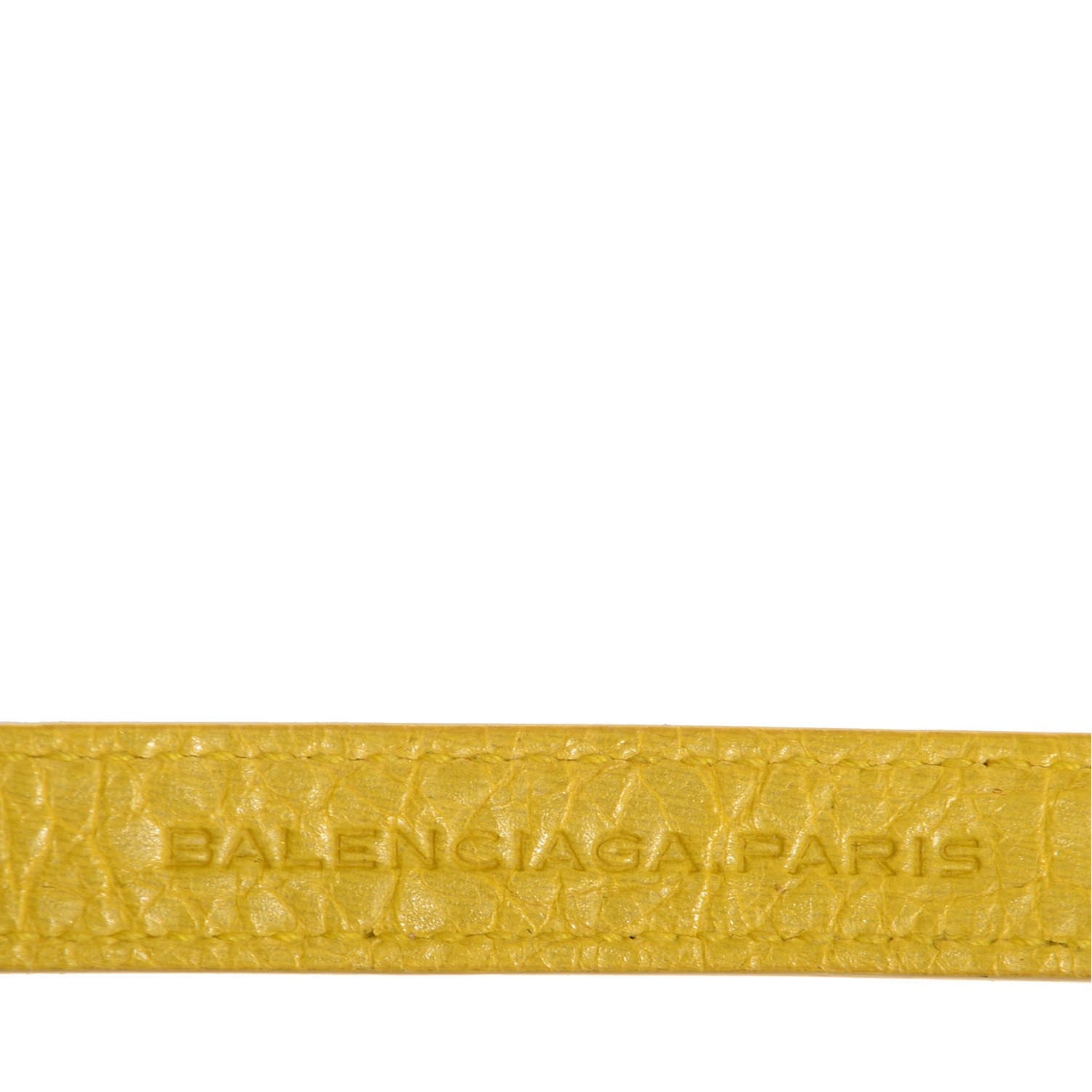 Balenciaga Agneau Arena Giant Silver Hardware Triple Tour M Bracelet Curry 5 of 9