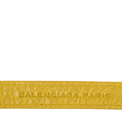 Balenciaga Agneau Arena Giant Silver Hardware Triple Tour M Bracelet Curry 5 of 9