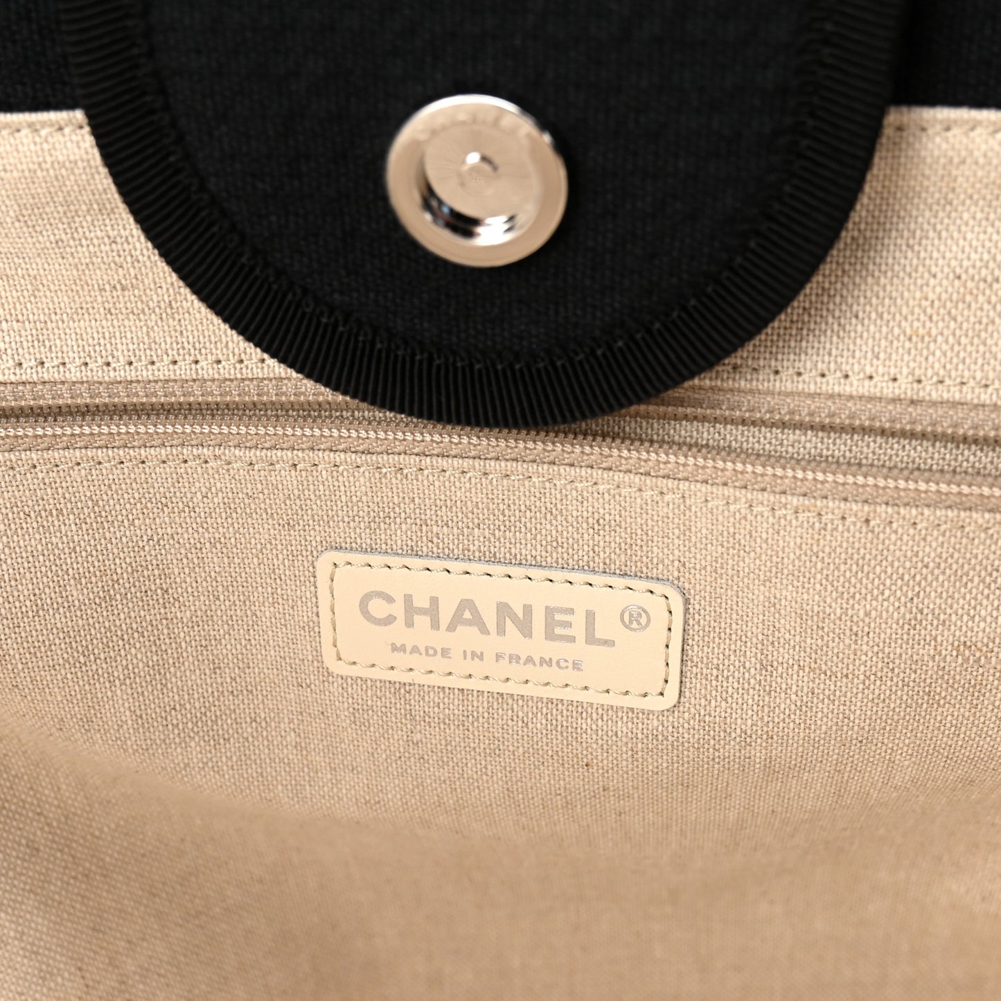 Mixed Fibers Medium Deauville Tote Black
