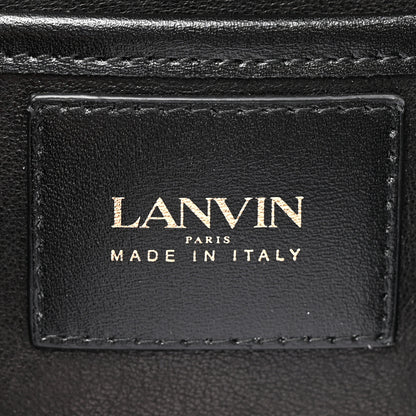 Lanvin Calfskin Logo Medium Cat Pencil Bag Black 6 of 9