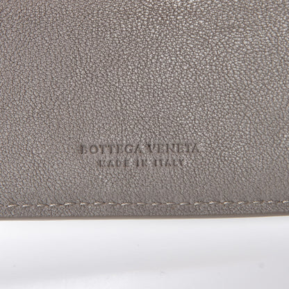 Bottega Veneta Nappa Intrecciato Coin Purse Bi-Fold Wallet Light Grey 6 of 7