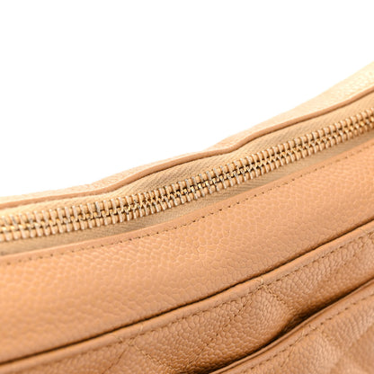 Chanel Caviar Quilted Timeless CC Shoulder Bag Beige 18 of 18