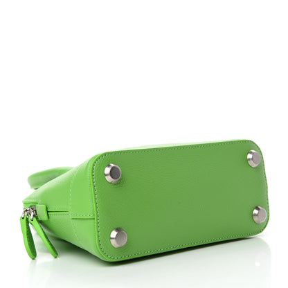 Balenciaga Grained Calfskin XXS Ville Top Handle Bag Light Green Fuchsia 4 of 11