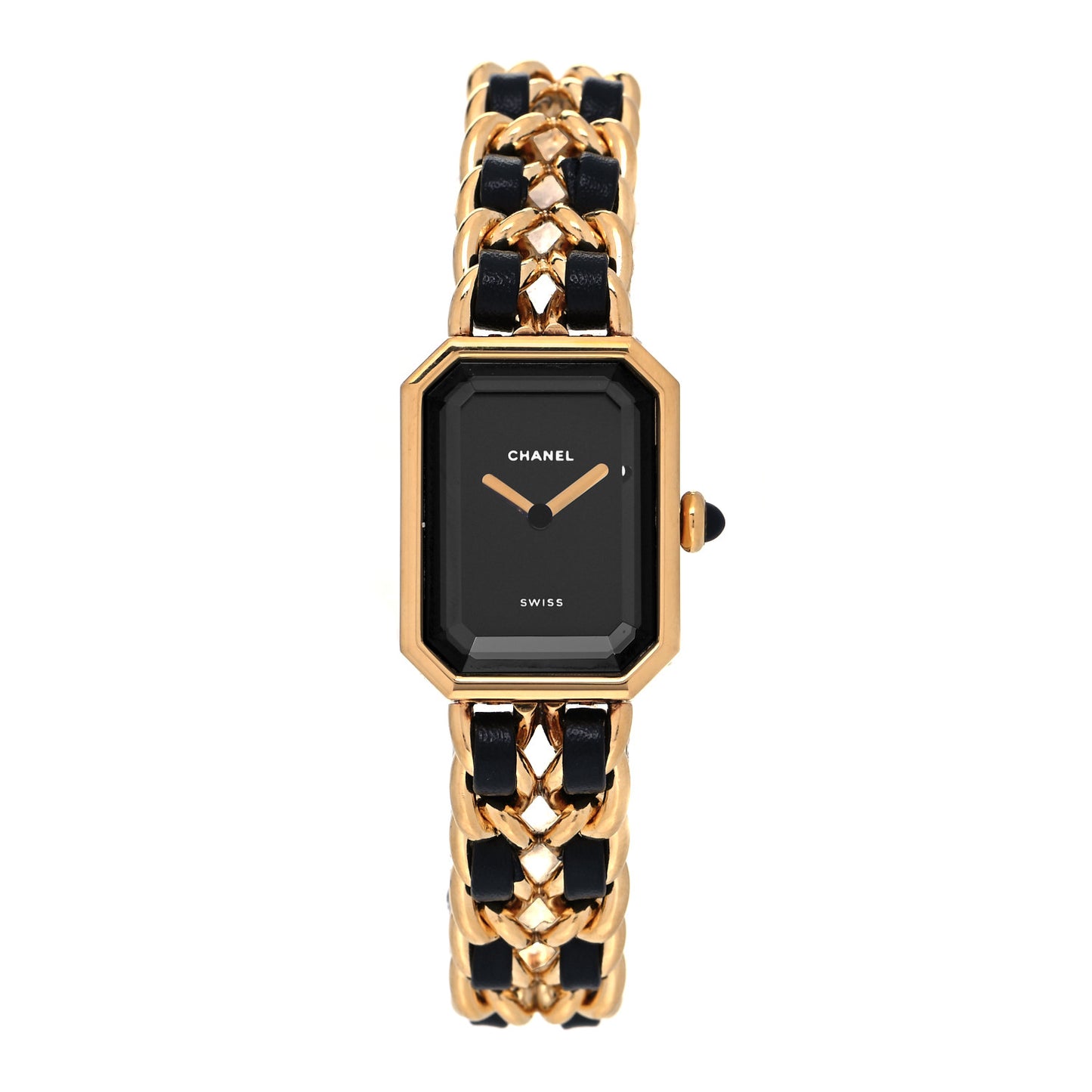Stainless Steel Lambskin 20mm Chain Premiere Quartz Watch Gold XL