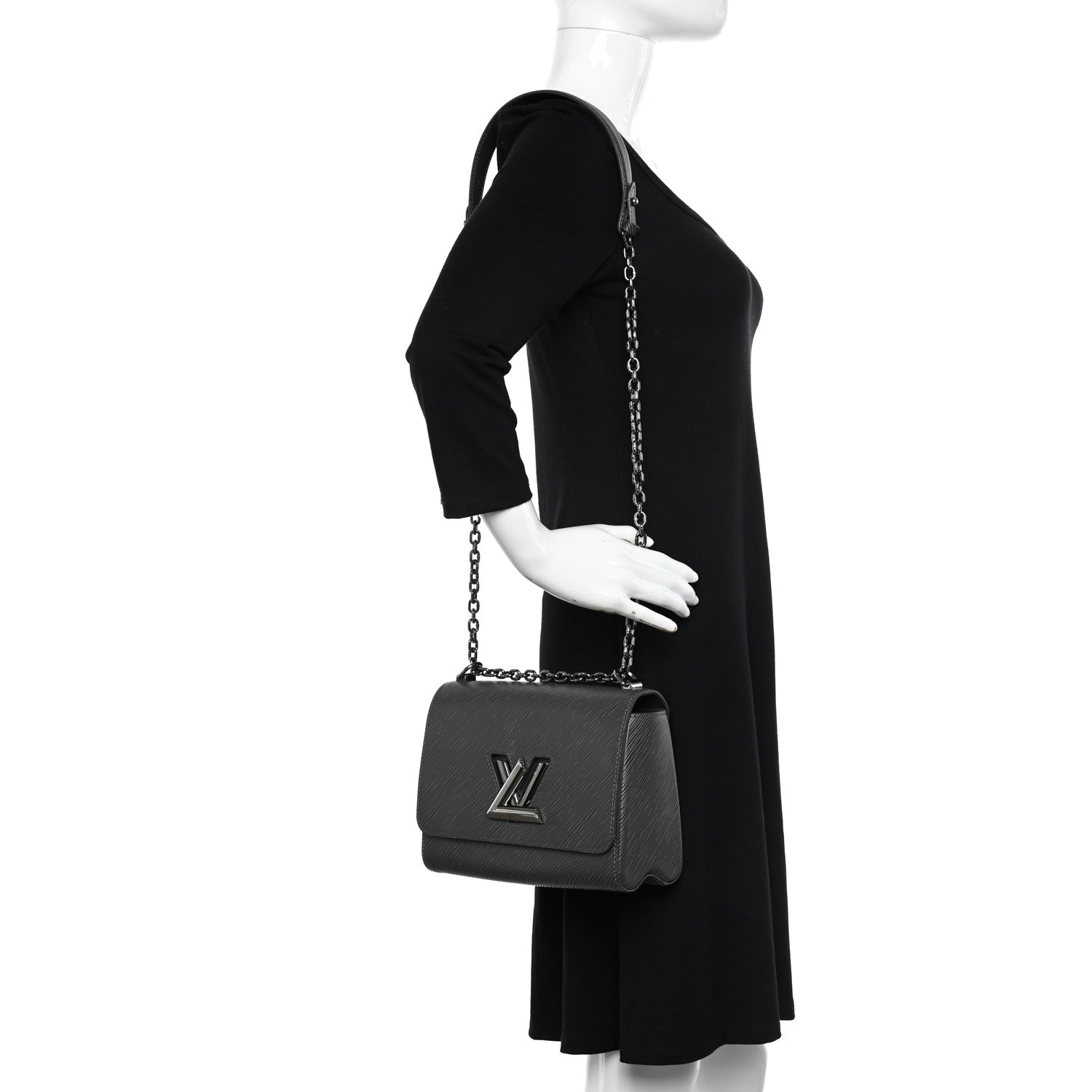 Louis Vuitton Epi Twist Shoulder Bag MM Etain 2 of 8