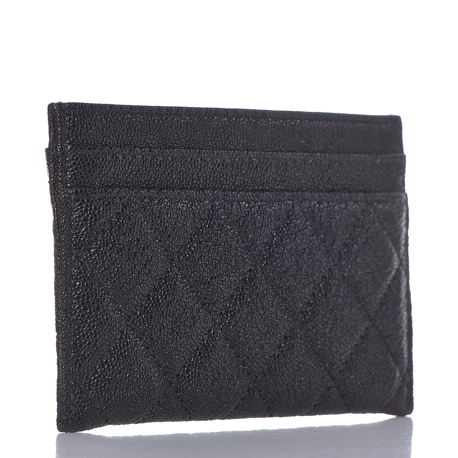 Chanel Caviar Quilted Boy Card Holder Black 3 of 8