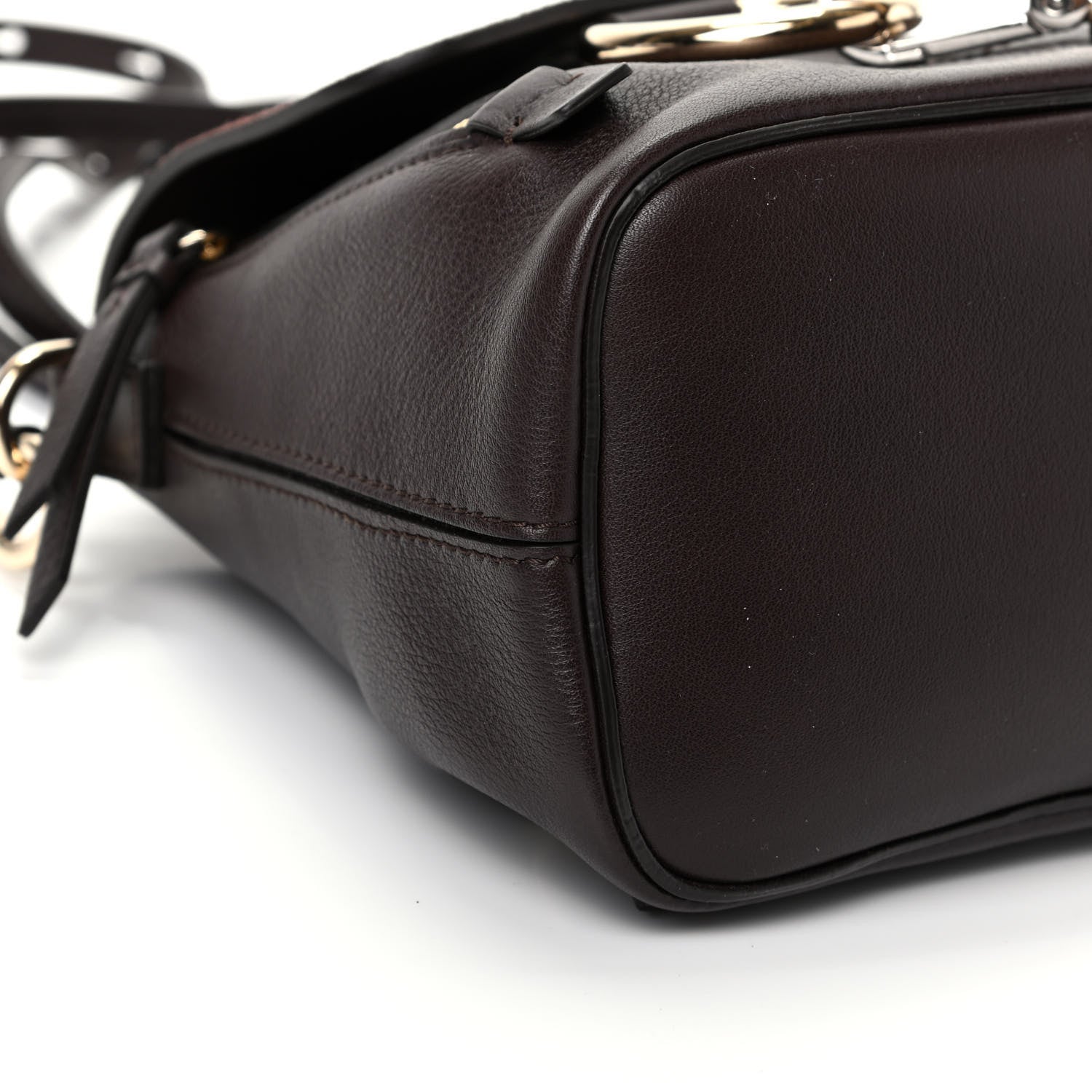 Chloe Suede Calfskin Mini Faye Backpack Carbon Brown 6 of 9