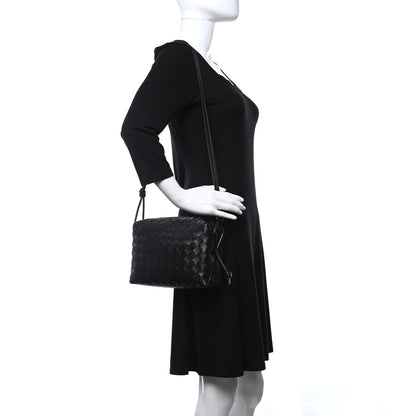 Bottega Veneta Nappa Intrecciato Mini Loop Camera Bag Black 2 of 8