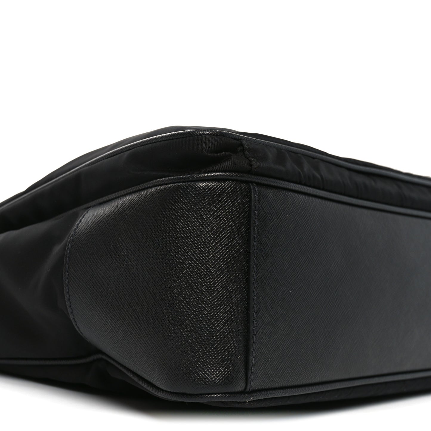 Tessuto Nylon Saffiano Tote Black