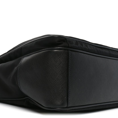 Prada Tessuto Nylon Saffiano Tote Black 8 of 9