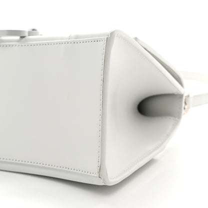 Balenciaga Shiny Box Calfskin Tonal B Small Hourglass Top Handle Bag White 10 of 10