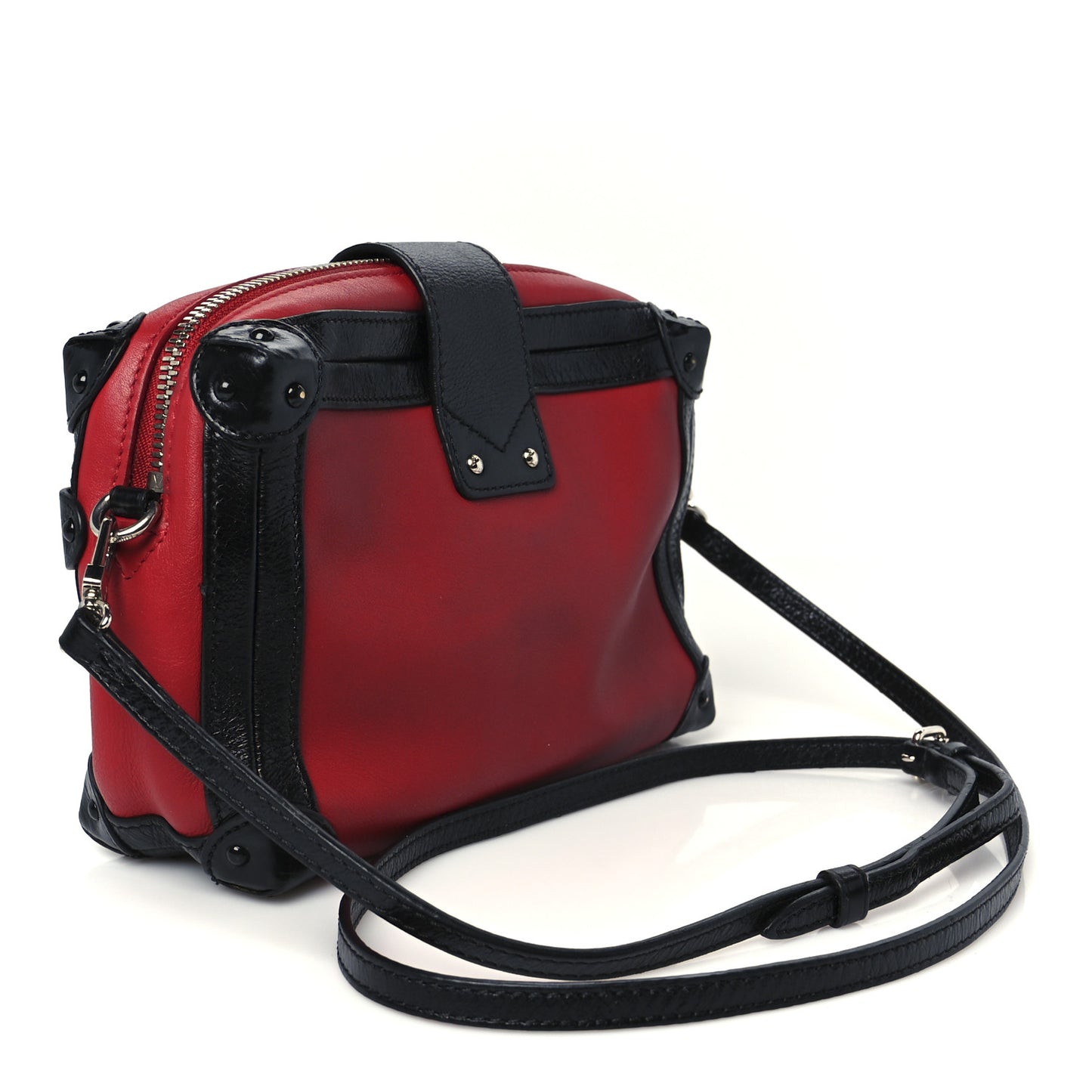 Calfskin Petite Malle Soft MM Rouge