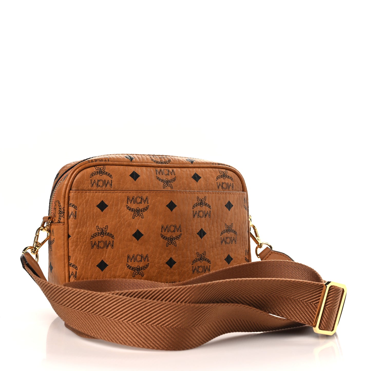 Visetos Klassik Crossbody Bag Cognac