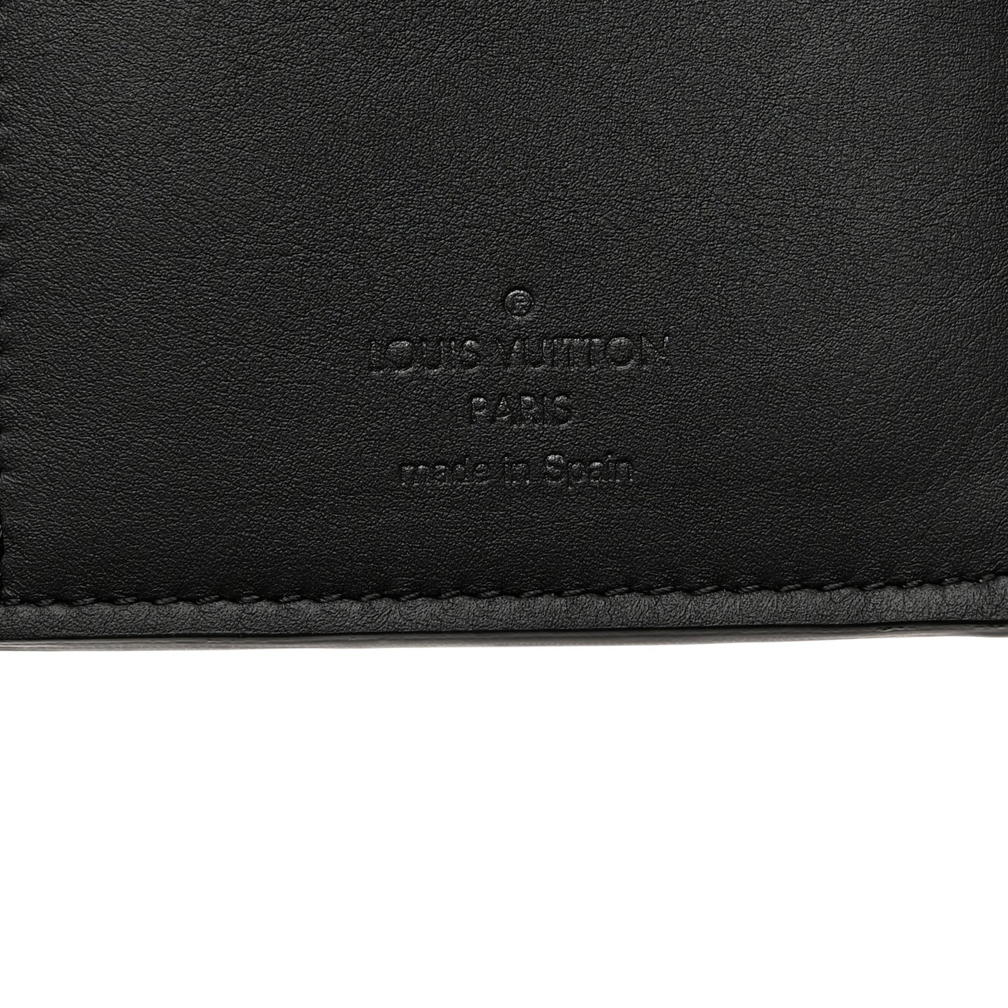 Calfskin Monogram Shadow Brazza Wallet Black