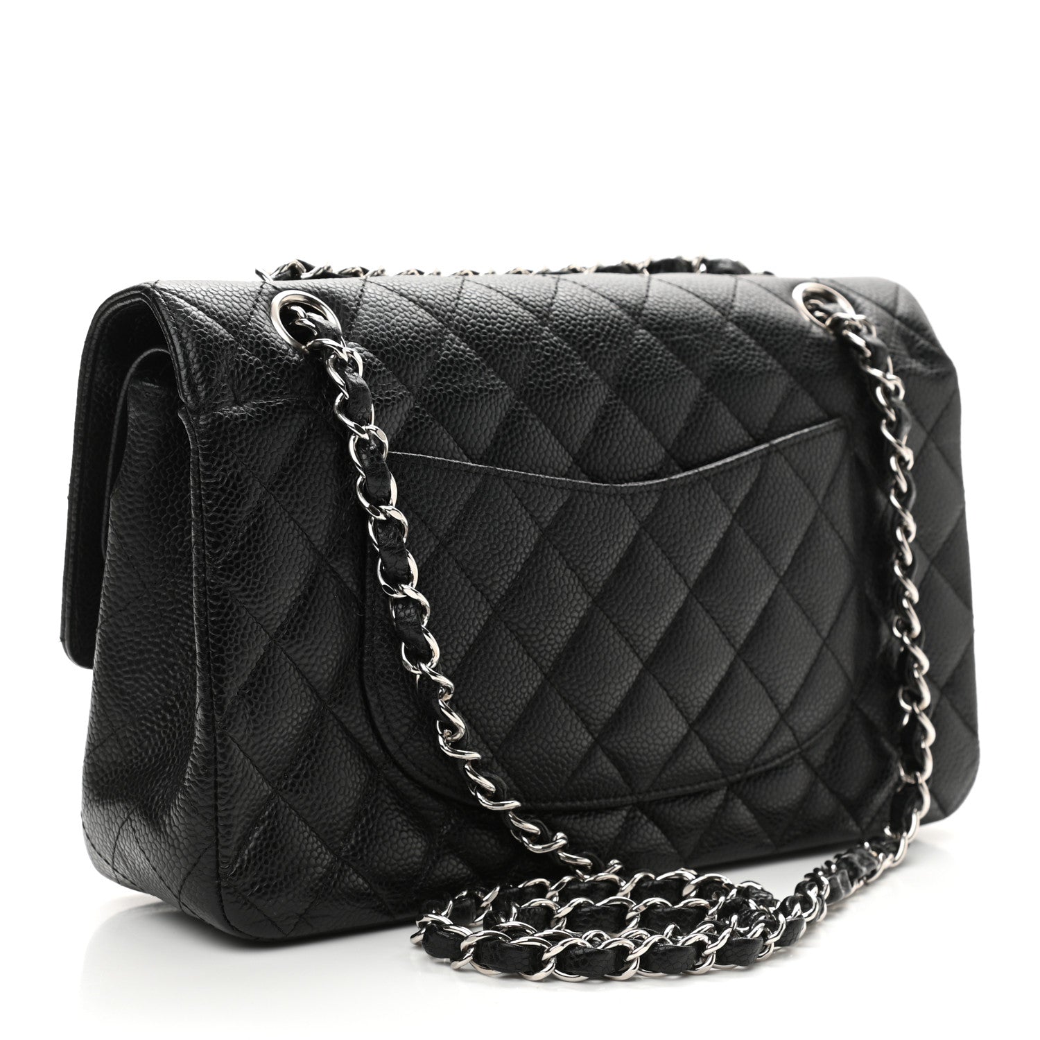 Chanel Caviar Quilted Medium Double Flap Black 3 of 11
