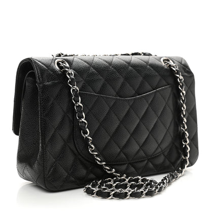 Chanel Caviar Quilted Medium Double Flap Black 3 of 11
