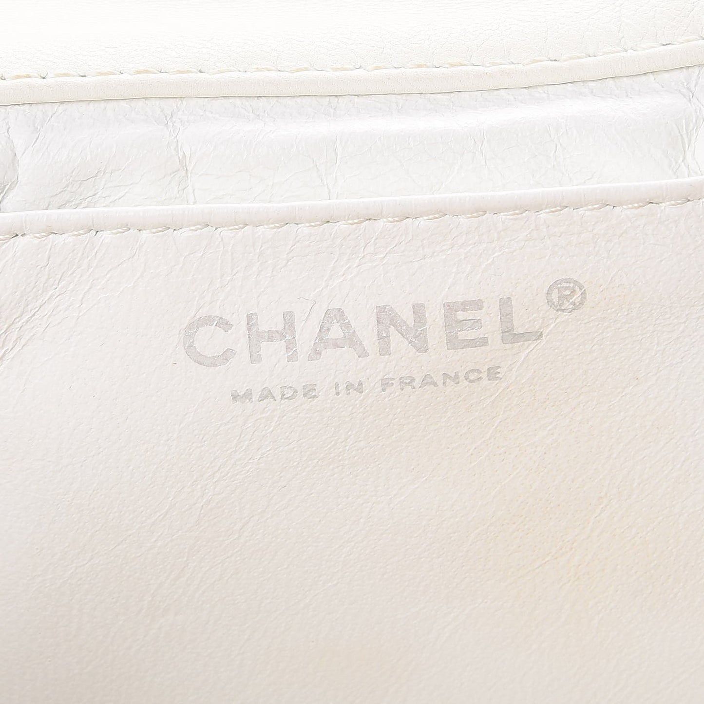 Lambskin Sensual Accordion Flap White