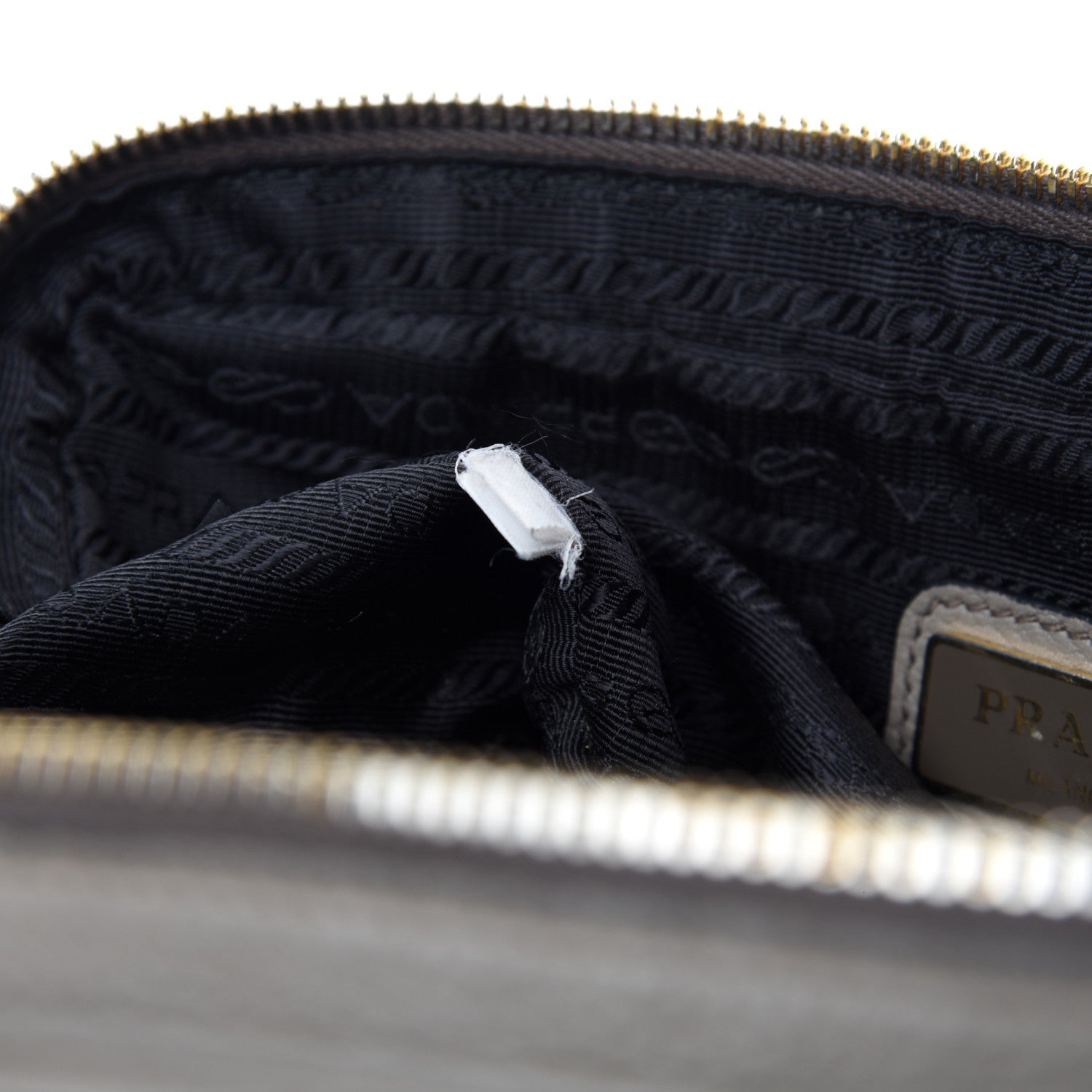 Prada Vitello Daino Medium Double Zip Shoulder Bag Argilla 12 of 16