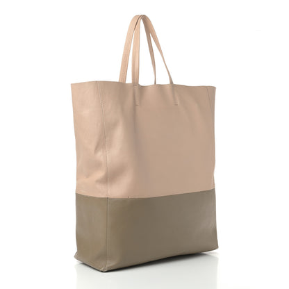 Celine Lambskin Small Vertical Bi-Cabas Nude Taupe 2 of 17