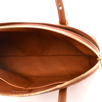 Louis Vuitton Grained Calfskin Low Key Duffle Tote Cognac 5 of 10