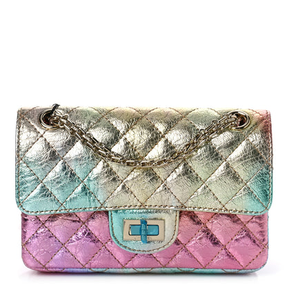 Chanel Metallic Goatskin Quilted Mini 2.55 Reissue Flap Multicolor 1 of 10