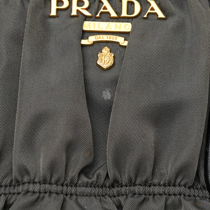 Prada Tessuto Nylon Gaufre Shopping Satchel Fumo 11 of 16