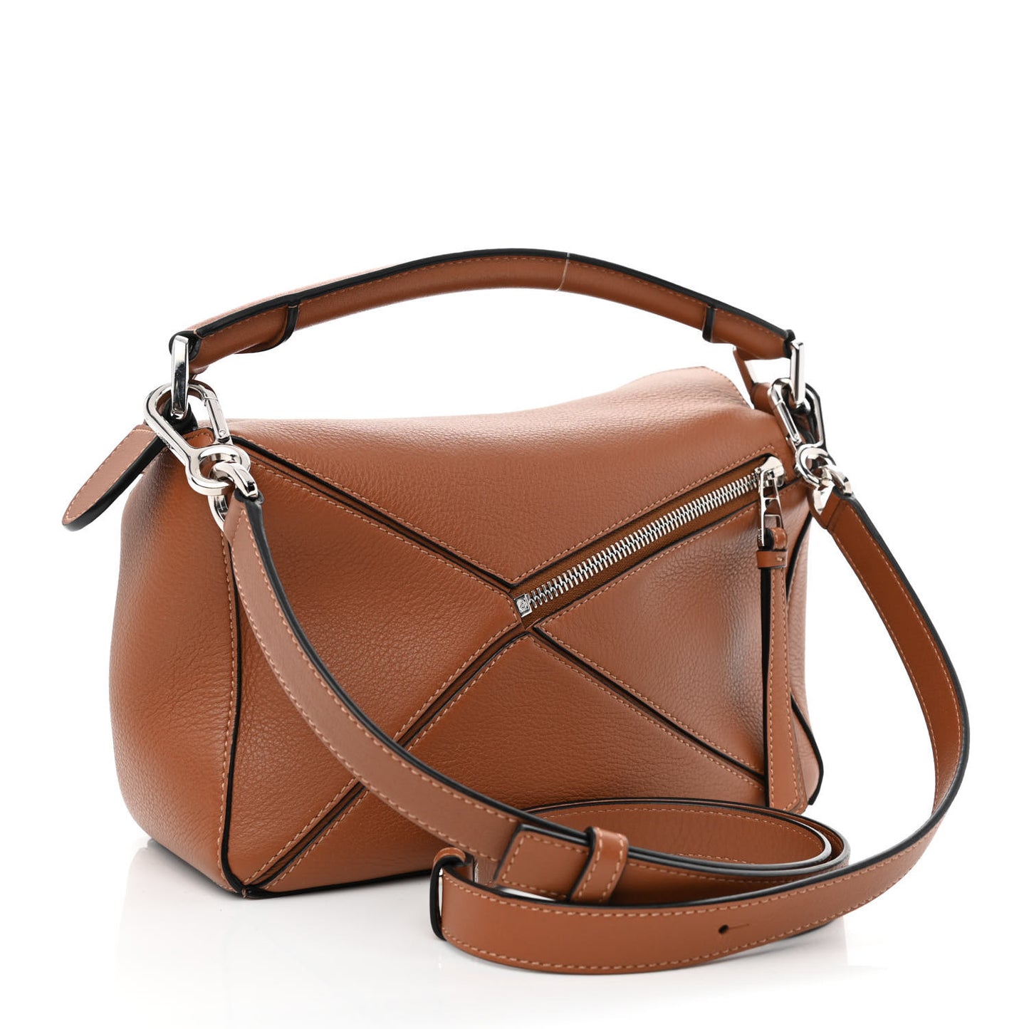 Calfskin Small Puzzle Bag Tan