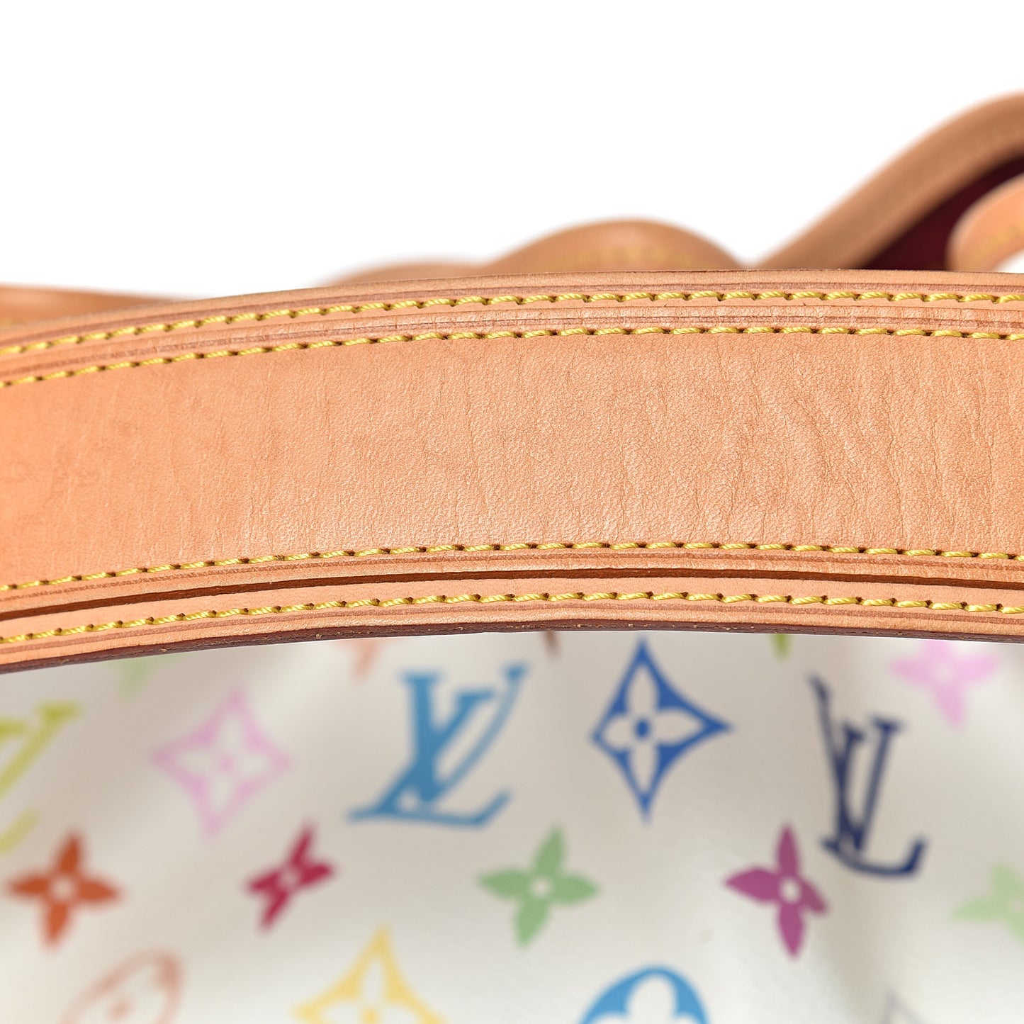 Monogram Multicolor Petit Noe White