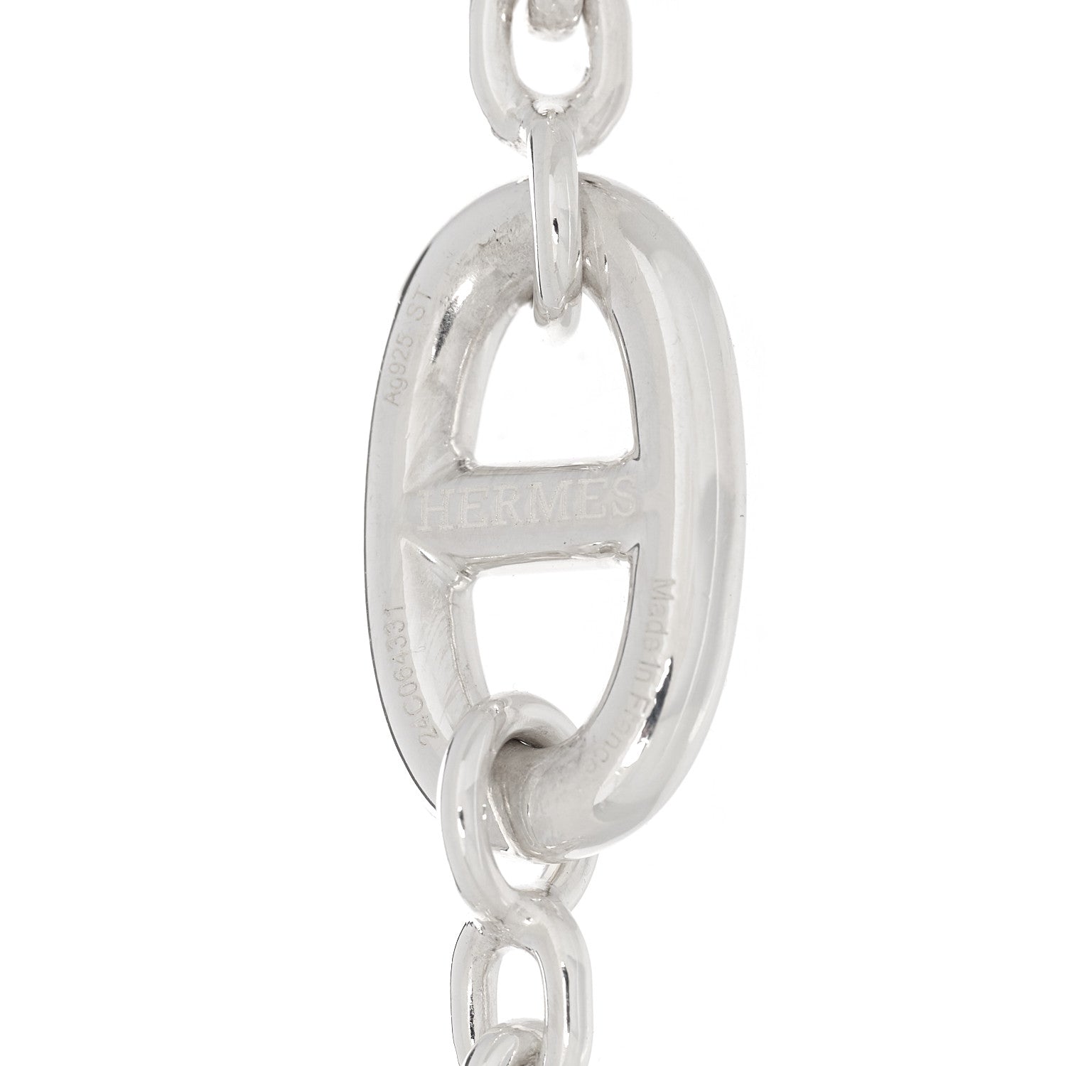 Hermes Sterling Silver Farandole Bracelet ST 3 of 4