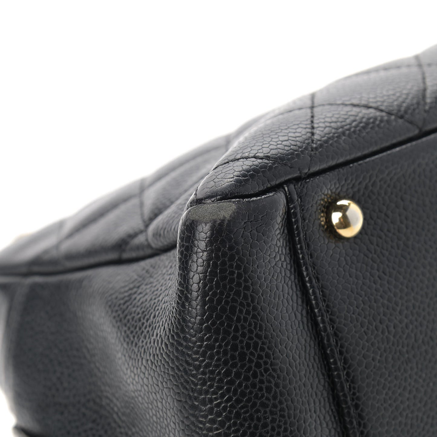 Caviar Quilted Petit Timeless Tote PTT Black