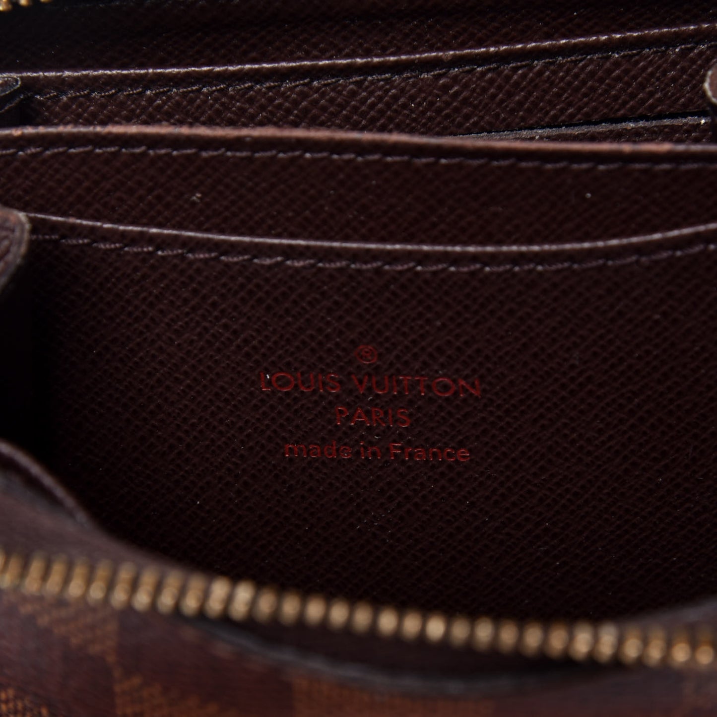 Damier Ebene Zippy Coin Purse