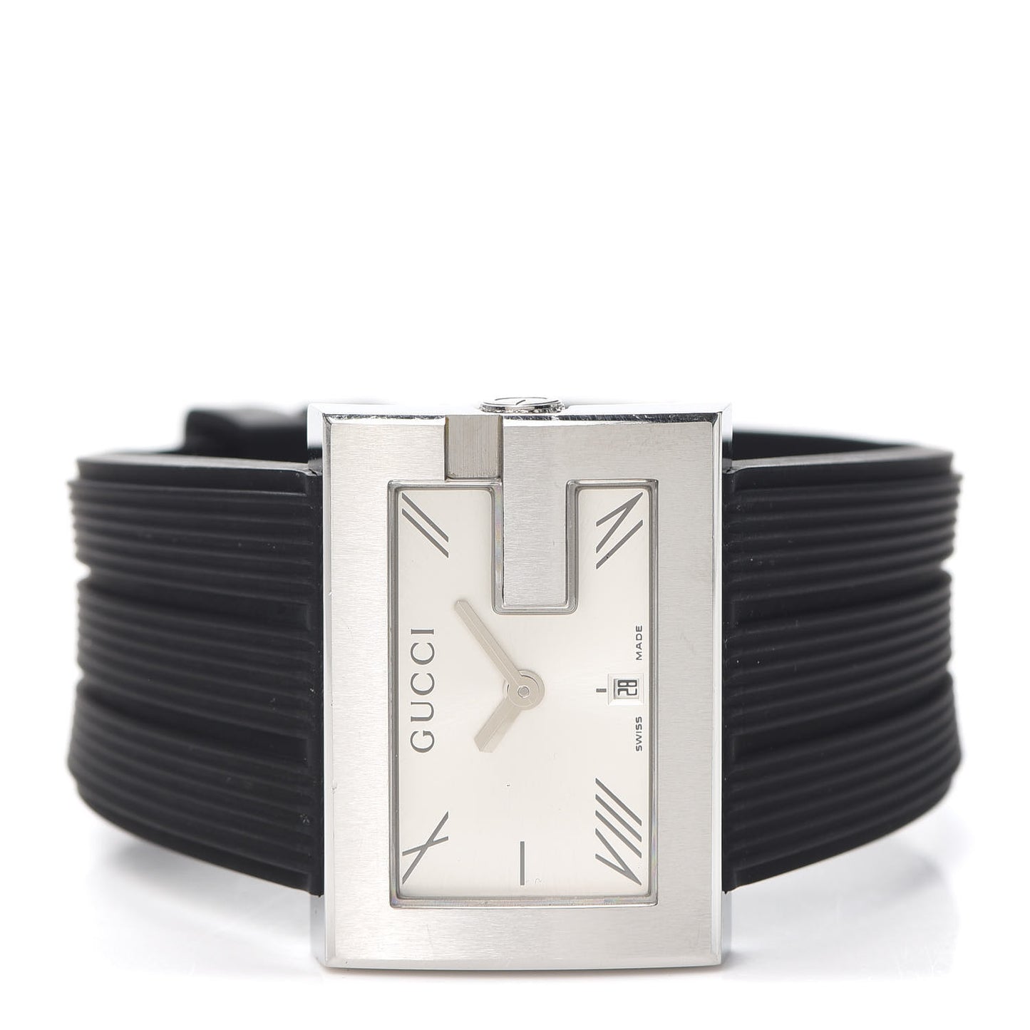 Stainless Steel Rubber 31mm 100L Quartz Watch