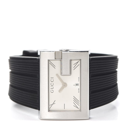 Gucci Stainless Steel Rubber 31mm 100L Quartz Watch 2 of 4