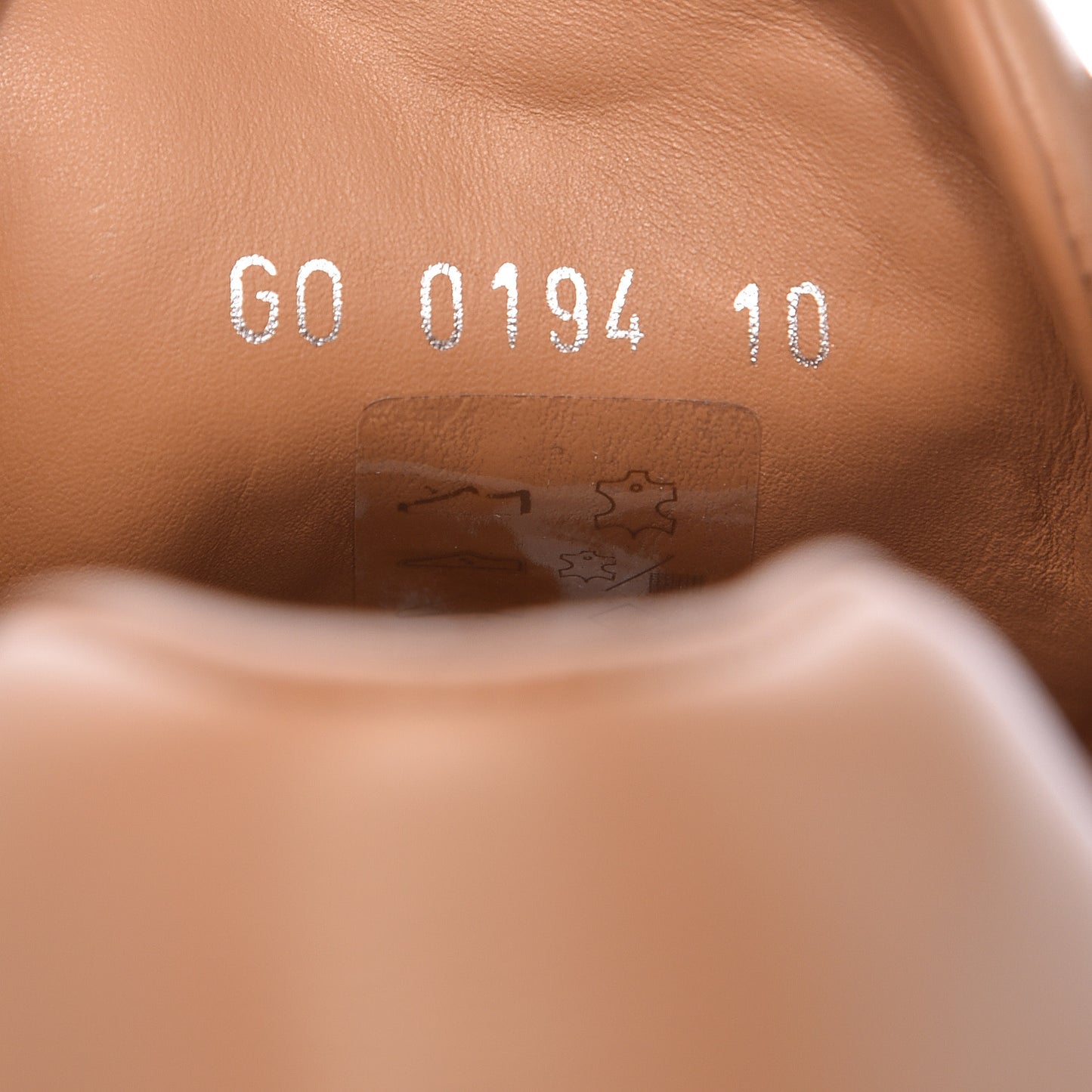 Calfskin Run Away Sneakers 10 Tan