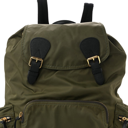 Burberry Nylon Large Rucksack Backpack  Canvas Green 8 of 10
