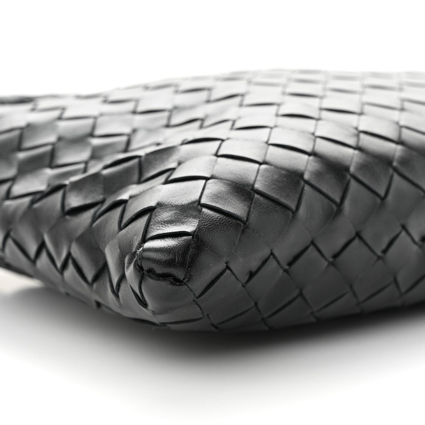 Calfskin Intrecciato Small Hop Black