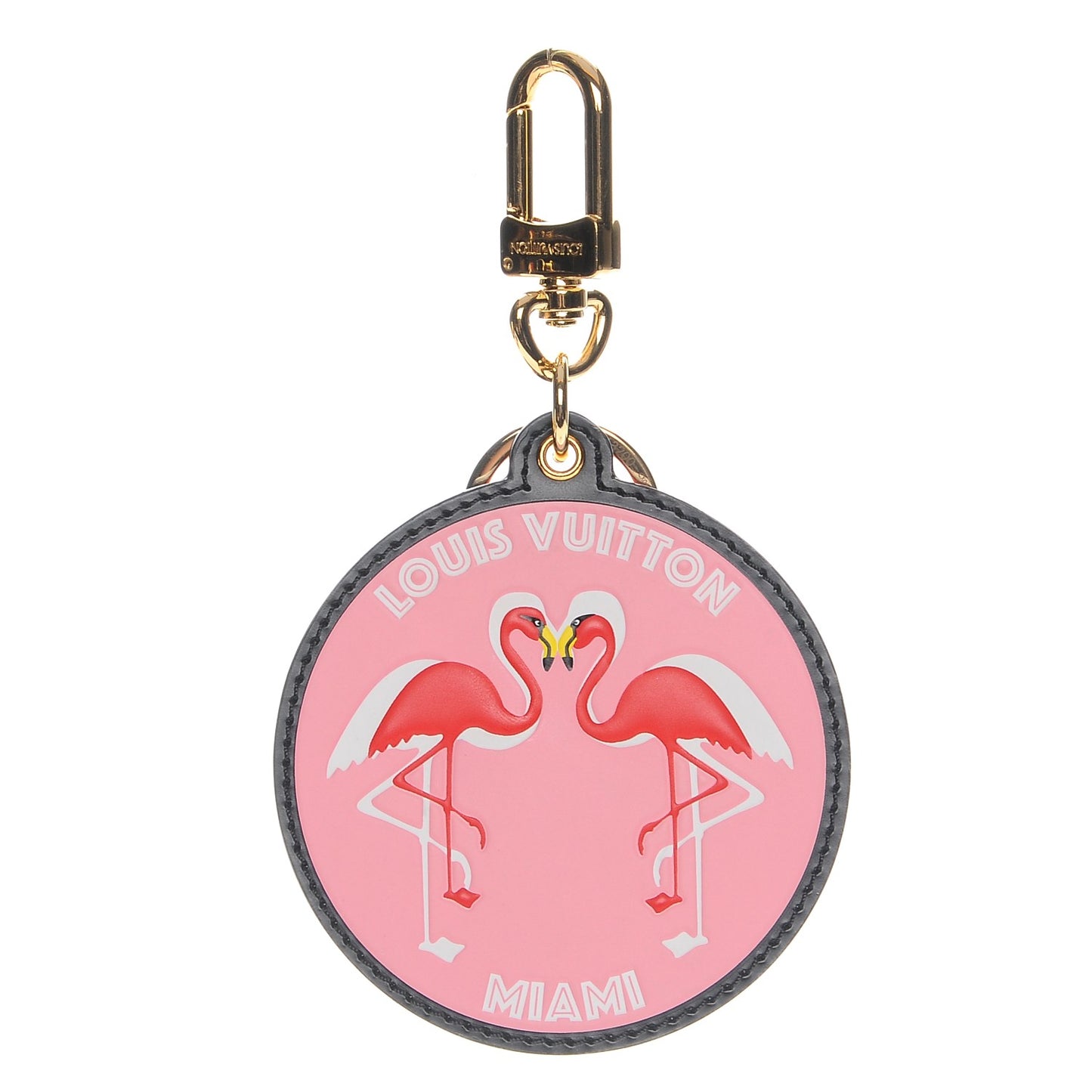 World Tour Flamingo Bag Charm Key Holder