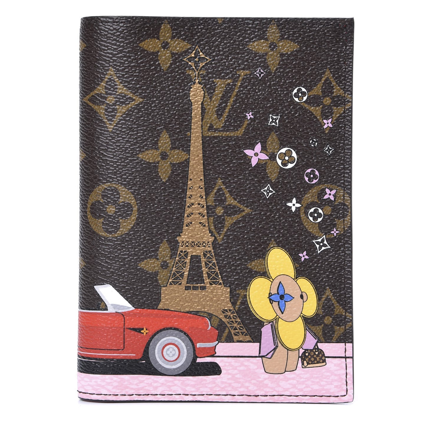 Monogram 2019 Christmas Animation Passport Cover Rouge