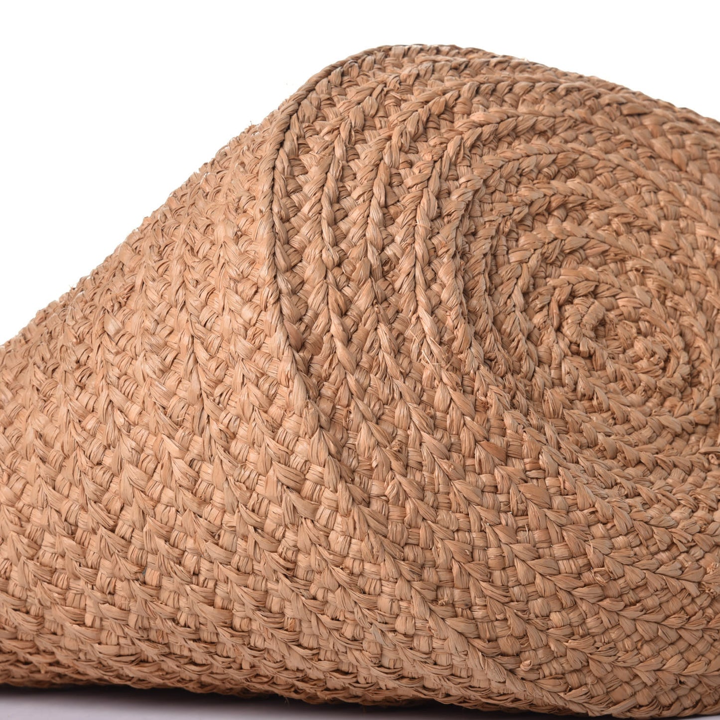 Raffia Calfskin Medium Panier Tote