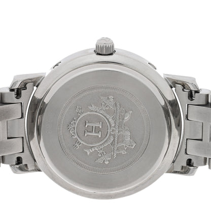 Hermes Stainless Steel 24mm Clipper Quartz Watch Pink 4 of 4