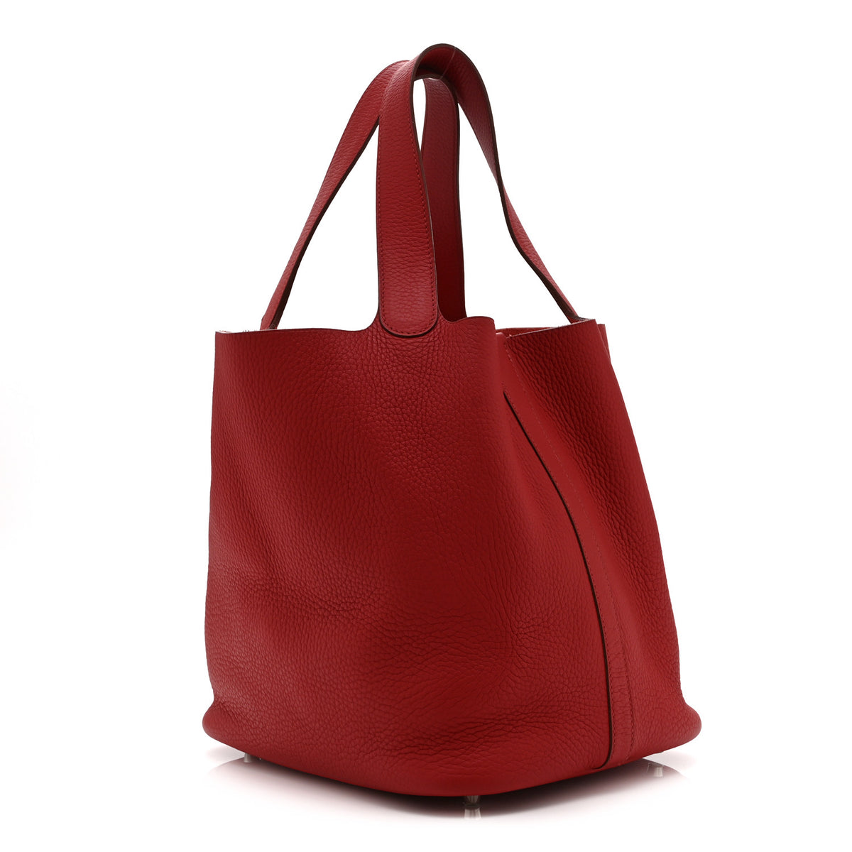Hermes Taurillon Clemence Picotin Lock 26 GM Rouge Casaque 3 of 11