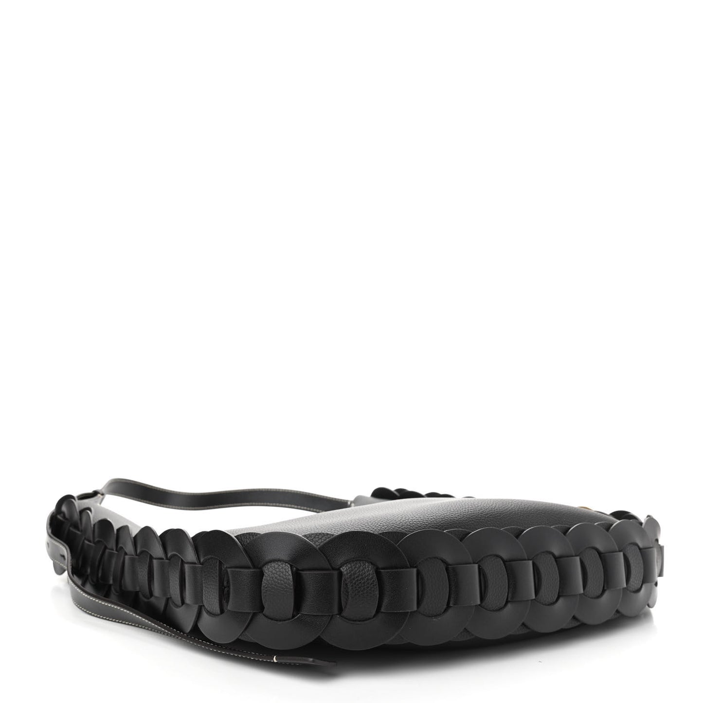Small Grain Smooth Calfskin Large Darryl Hobo Black