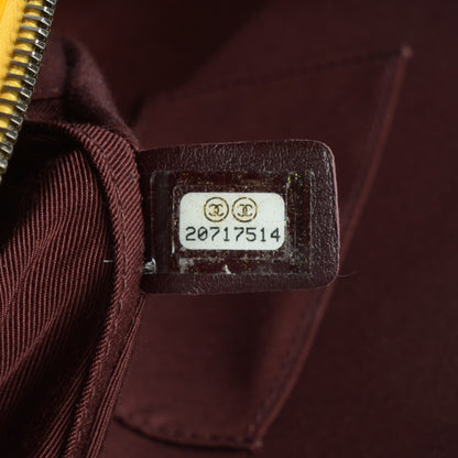 Chanel Glazed Calfskin Quilted Large Coco Boy Camera Bag Yellow 12 of 13