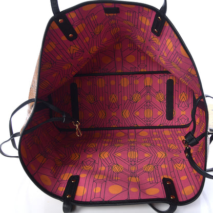 MCM Visetos Large Project Reversible Shopper Tote Cognac 12 of 20